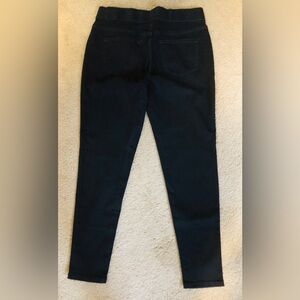 St. John’s Bay. Fun pull on black jeggings size 12